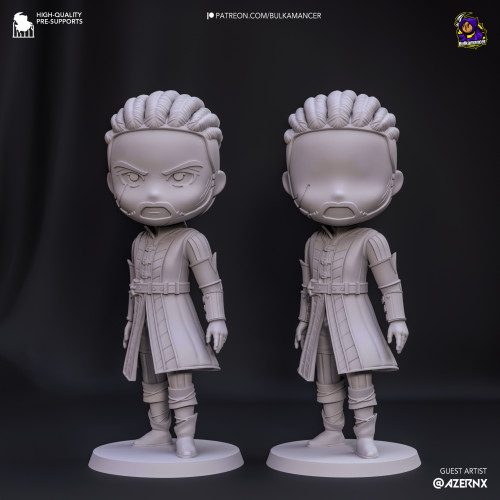 Фигурка Chibi Origin Characters (Complete Set of 6) | Baldur's Gate 3 | 100mm