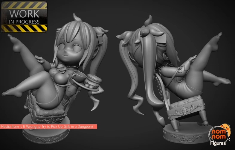 Фигурка Chibi Hestia - Is it wrong to try to pick up girls in a dungeon