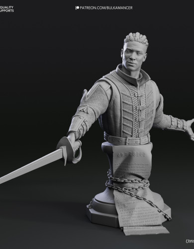 Фигурка Wyll | Baldur's Gate 3 | 157mm (Bust Version)