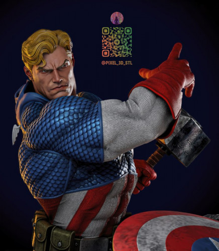Фигурка Капитан Америка над поверженным Альтроном из Marvel, изображение 4