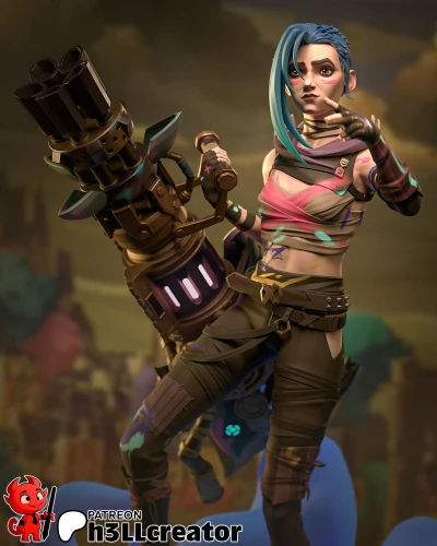 Фигурка Сrazy blue girl Non Hooded version