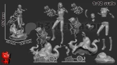 Фигурка Сrazy blue girl Non Hooded version
