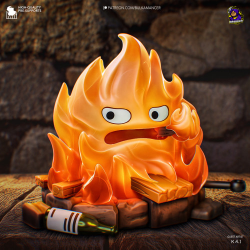 Фигурка Calcifer | Howl's Moving Castle | 70mm