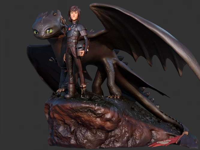 Фигурка Toothless Hiccup