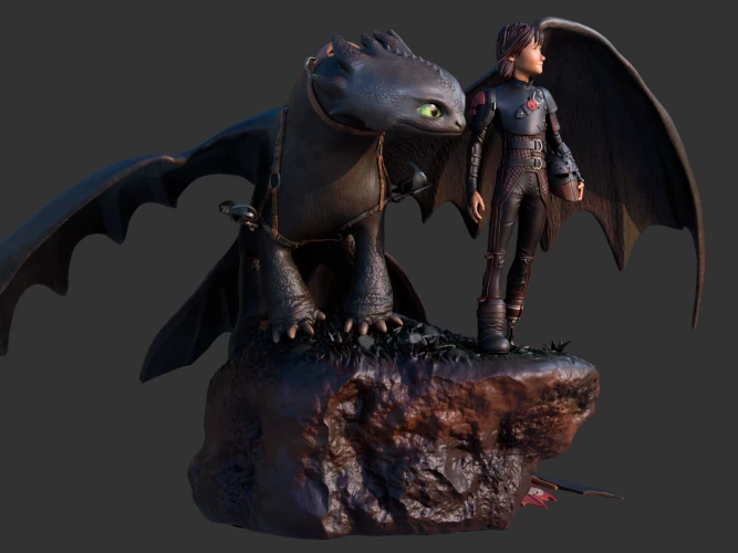 Фигурка Toothless Hiccup