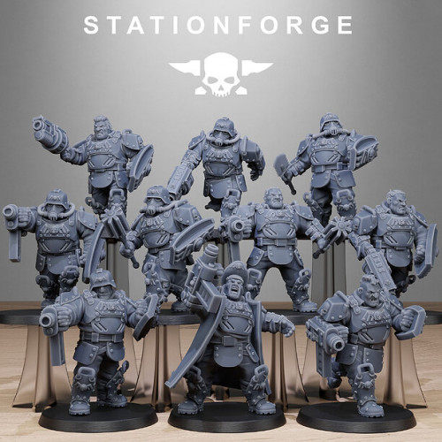 Фигурка GrimGuard Armored Mutants