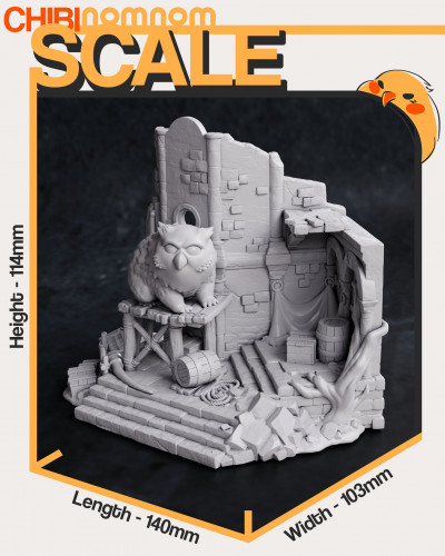 Фигурка Chibi Baby Owlbear - Baldur's Gate