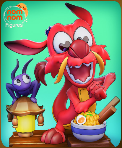 Фигурка Chibi Mushu - Mulan