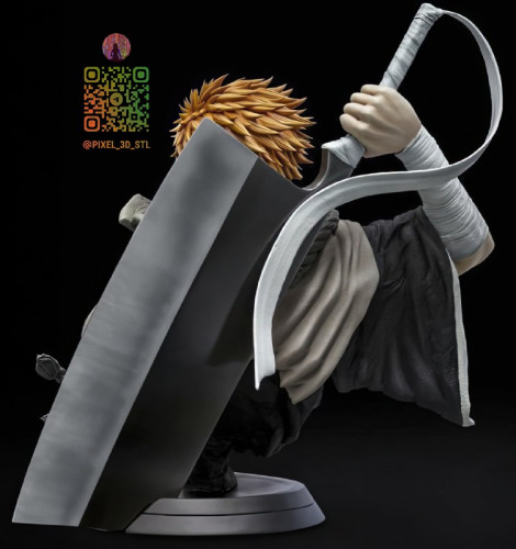 Фигурка Ичиго Куросаки с Зангецу в формате бюста из Bleach, изображение 4