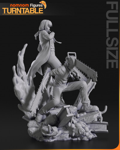 Фигурка Makima and Denji - Chainsaw Man