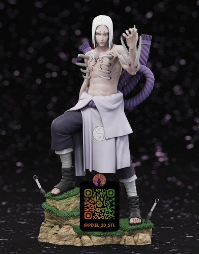 Фигурка Кимимаро с костяными клинками из Naruto — 3D-печать Montara