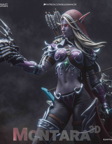 Фигурка Сильвана Ветрокрылая из игры World of Warcraft