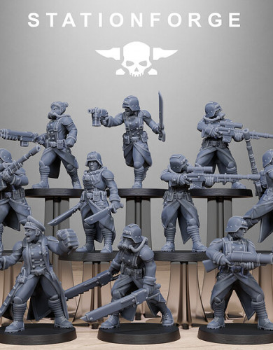 Фигурка GrimGuard Steel Sisters
