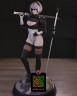 Фигурка 2B с двумя мечами в белом костюме из NieR Automata — 3D-печать Montara