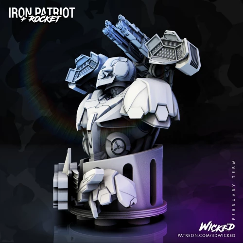 Фигурка Marvel Avengers Endgame Iron Patriot Bust Stls