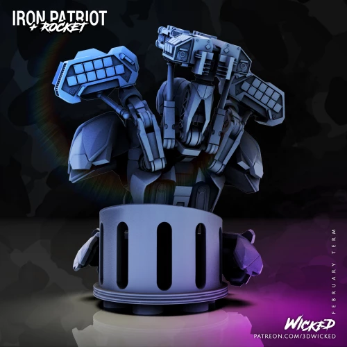 Фигурка Marvel Avengers Endgame Iron Patriot Bust Stls