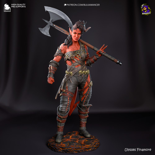 Фигурка Karlach | Baldur's Gate 3 | 292mm (Full body + Bust)