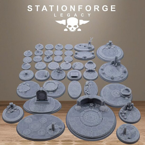 Фигурка Mystic Bases Pack  40 Hollowed Bases