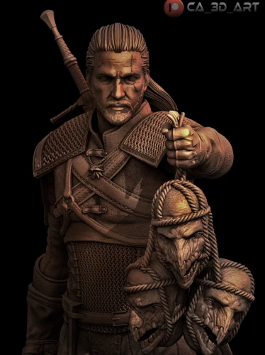 Фигурка Geralt — CarlosE