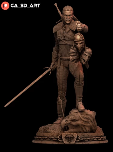 Фигурка Geralt — CarlosE