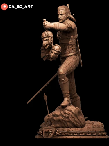 Фигурка Geralt — CarlosE
