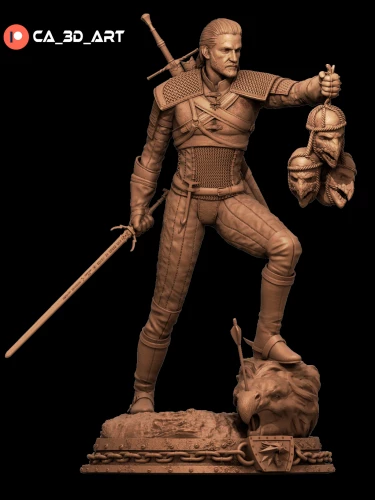Фигурка Geralt — CarlosE