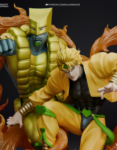 Фигурка Dio and the World | Jojo's Bizarre Adventure | 297mm