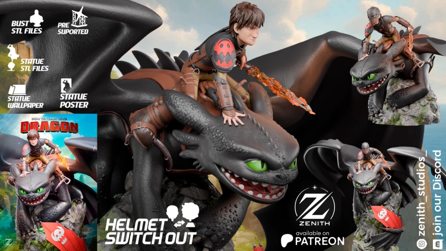 Фигурка Hiccup Toothless