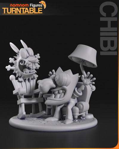 Фигурка Chibi Courage the Cowardly Dog