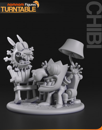 Фигурка Chibi Courage the Cowardly Dog