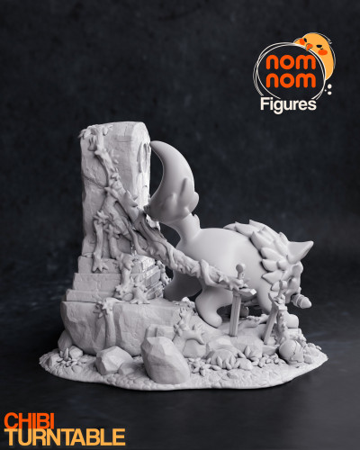 Фигурка Chibi Great Grey Wolf Sif - Dark Souls