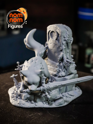 Фигурка Chibi Great Grey Wolf Sif - Dark Souls