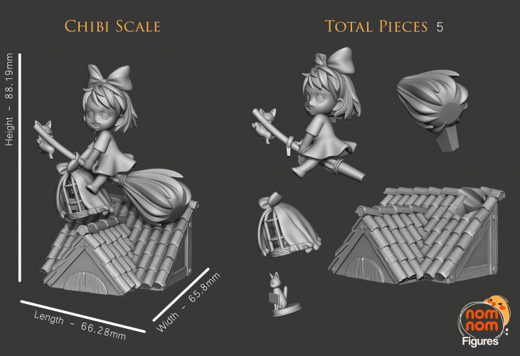 Фигурка Chibi Kiki - Kiki's Delivery Service