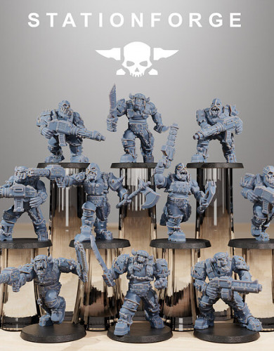 Фигурка Orkaz Berserkers