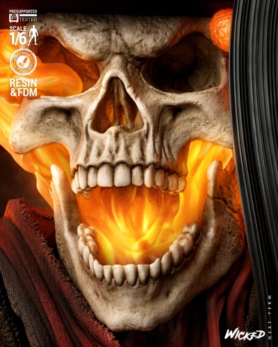 Фигурка Marvel Ghost Rider Billy Sculpture