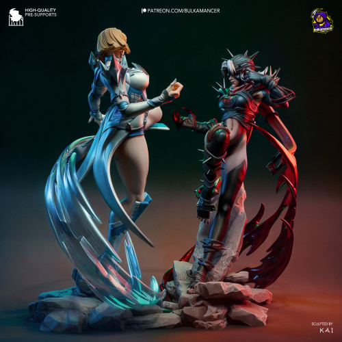 Фигурка Emma Frost vs Malice | Marvel Rivals