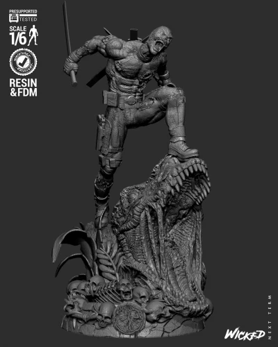 Фигурка Marvel Deadpool Zombie Sculpture