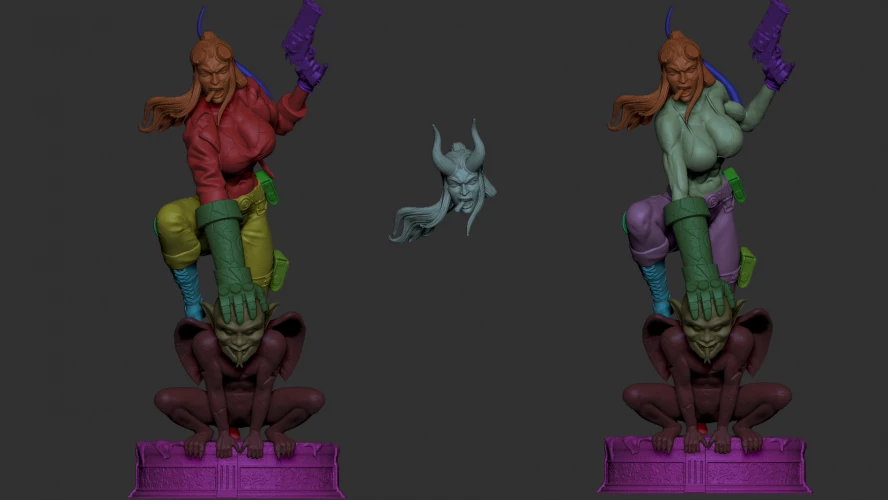 Фигурка Hellgirl Model2