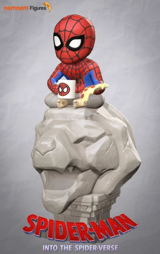 Фигурка Chibi Lazy Spiderman