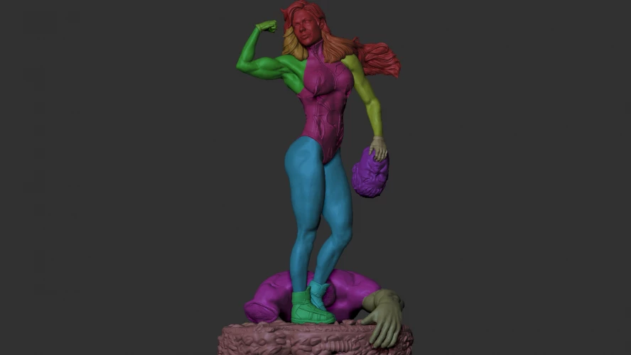Фигурка She Hulk Model3