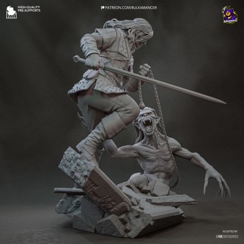 Фигурка Geralt | The Witcher Book series | 251mm