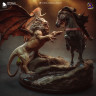 Фигурка Ciri vs Manticore | 392mm