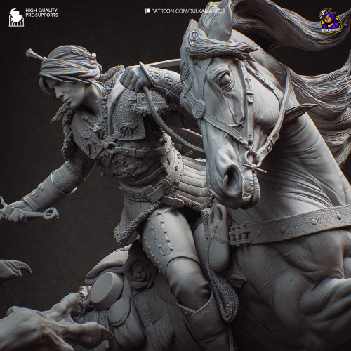 Фигурка Ciri vs Manticore | 392mm