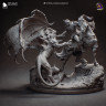 Фигурка Ciri vs Manticore | 392mm