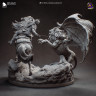 Фигурка Ciri vs Manticore | 392mm