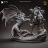 Фигурка Ciri vs Manticore | 392mm
