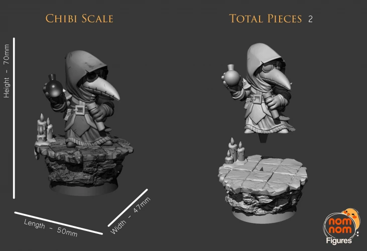 Фигурка Chibi Plague Doctor - Darkest Dungeon