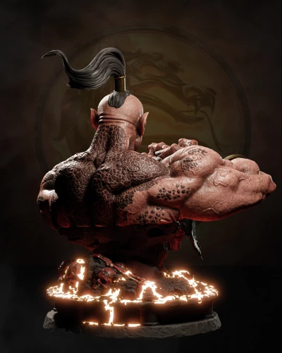 Фигурка Goro Bust Mortal Kombat