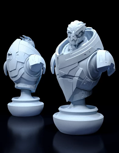 Фигурка Bust of Garrus Vakarian