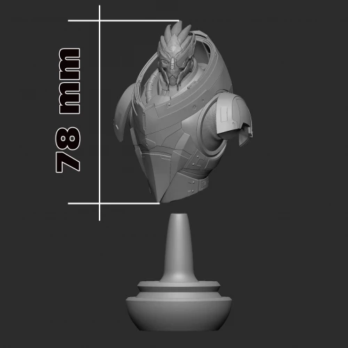 Фигурка Bust of Garrus Vakarian